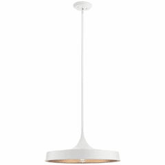 Kichler Elias 1-LT Pendant/Semi Flush - White - 52096WH