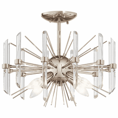 Kichler Eris 4-LT Semi Flush - Polished Nickel - 44277PN