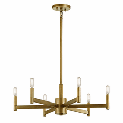 Kichler Erzo 6-LT Chandelier - Brass - 43859NBR