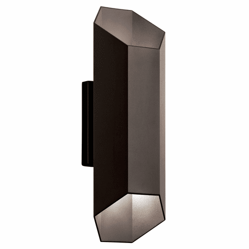 Kichler Estella 2-LT LED Wall Light - Bronze - 49608AZTLED