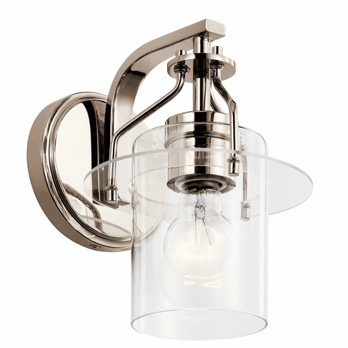 Kichler Everett 1-LT Wall Sconce - Polished Nickel - 55077PN
