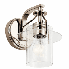 Kichler Everett 1-LT Wall Sconce - Polished Nickel - 55077PN