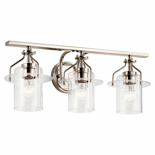 Kichler Everett 3-LT Bath Vanity Light - Polished Nickel - 55079PN