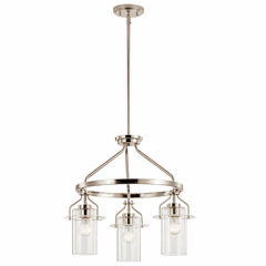 Kichler Everett 3-LT Pendant - Polished Nickel - 52377PN