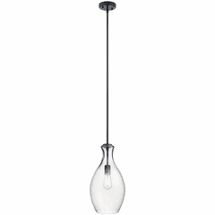 Kichler Everly 1-LT Mini Pendant - Black - 42047BK