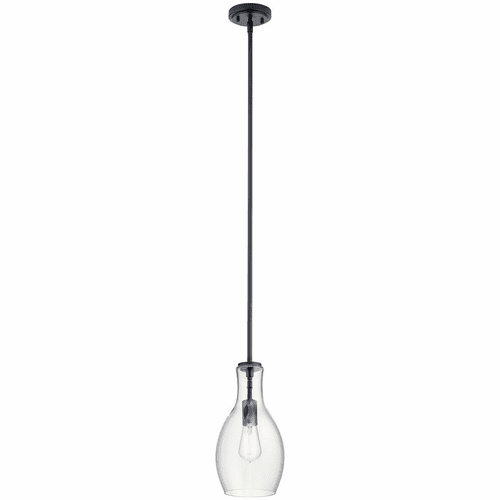 Kichler Everly 1-LT Mini Pendant - Black - 42456BK