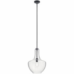 Kichler Everly 1-LT Pendant - Black - 42046BK
