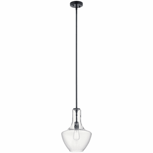 Kichler Everly 1-LT Pendant - Black - 42141BK