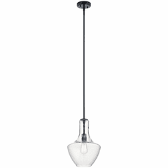 Kichler Everly 1-LT Pendant - Black - 42141BK