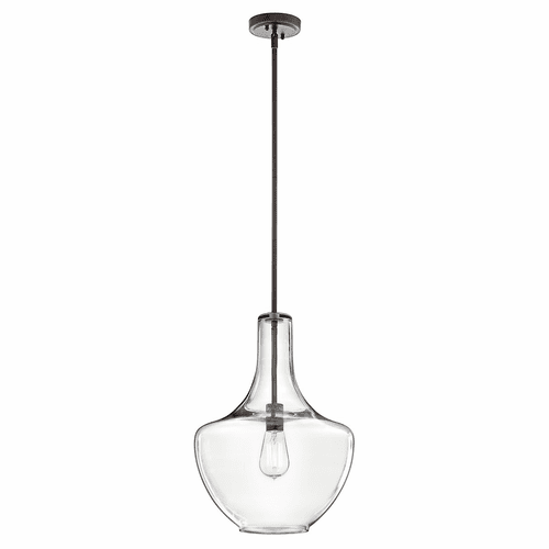 Kichler Everly 1-LT Pendant - Olde Bronze - 42046OZ