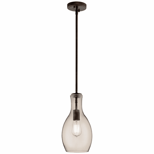 Kichler Everly 1-LT Pendant with Champagne Glass - Olde Bronze - 42456OZCP