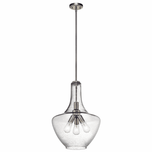 Kichler Everly 3-LT Pendant - Brushed Nickel - 42190NI