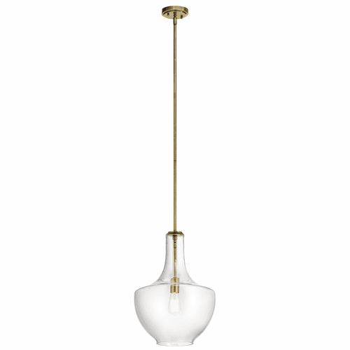 Kichler Everly Pendant 1-LT - Brass - 42046NBR
