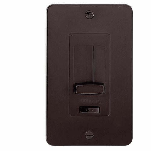 Kichler Face Plate & Trim -for 4DD/6DD LED Driver & Dimmer - Brown - 1DDTRIMBW