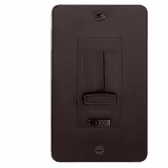 Kichler Face Plate & Trim -for 4DD/6DD LED Driver & Dimmer - Brown - 1DDTRIMBW