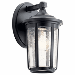 Kichler Fairfield 1-LT Small Outdoor Wall Light - Black - 49892BK