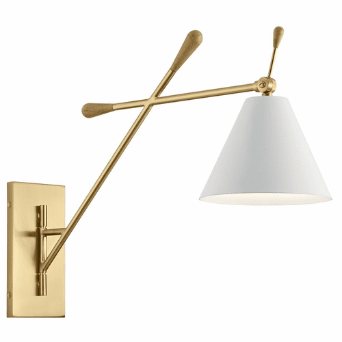 Kichler Finnick 1-LT Wall Sconce - Champagne Gold - 52339CG