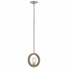 Kichler Grand Bank 1-LT Convertible Mini Pendant - Gray - 43189DAG