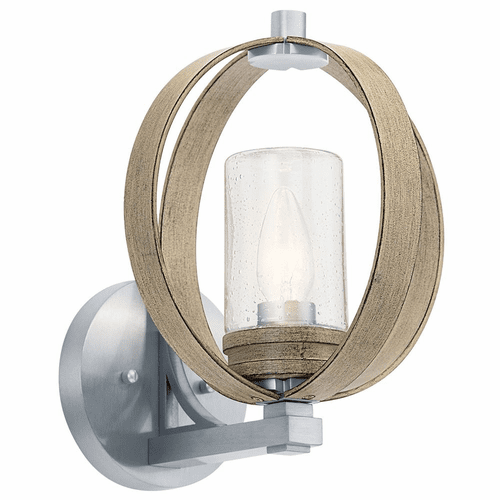 Kichler Grand Bank 1-LT Medium Outdoor Wall Light - Antique Gray - 59066DAG