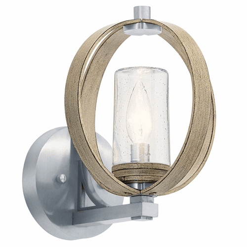 Kichler Grand Bank 1-LT Small Outdoor Wall Light - Antique Gray - 59065DAG