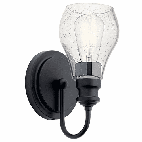 Kichler Greenbrier 1-LT Wall Sconce - Black - 45390BK