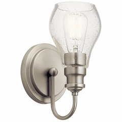 Kichler Greenbrier 1-LT Wall Sconce - Brushed Nickel - 45390NI Kichler Greenbrier 1-LT Wall Sconce - Brushed Nickel - 45390NI