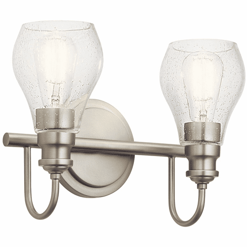 Kichler Greenbrier 2-LT Bath Light - Brushed Nickel - 45391NI
