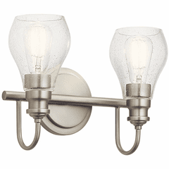 Kichler Greenbrier 2-LT Bath Light - Brushed Nickel - 45391NI