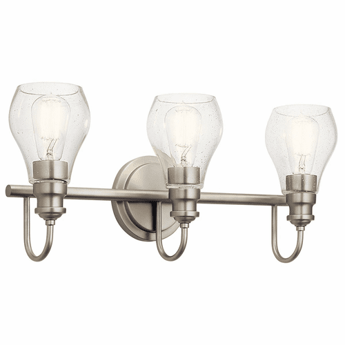 Kichler Greenbrier 3-LT Bath Light - Brushed Nickel - 45392NI