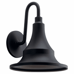 Kichler Hampshire 1-LT Large Outdoor Wall Light - Textured Black - 59056BKT