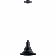 Kichler Hampshire 1-LT Outdoor Ceiling - Textured Black - 59058BKT