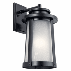 Kichler Harbor Bay 18.5" 1-LT Wall Light - Black - 49919BK