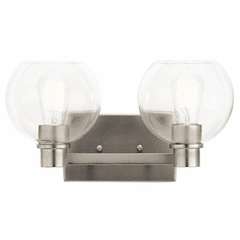 Kichler Harmony 2-LT Vanity Light - Brushed Nickel - 45893NI