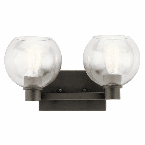 Kichler Harmony 2-LT Vanity Light - Olde Bronze - 45893OZ