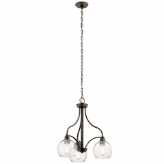 Kichler Harmony 3-LT Chandelier - Olde Bronze - 44063OZ Kichler Harmony 3-LT Chandelier - Olde Bronze - 44063OZ
