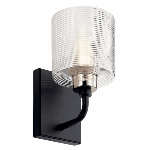 Kichler Harvan 1-LT Wall Sconce - Black - 55105BK