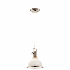 Kichler Hatteras Bay 1-LT Mini Pendant - Polished Nickel - 43764PN