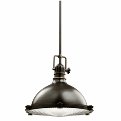 Kichler Hatteras Bay 13" 1-LT Pendant - Olde Bronze - 2666OZ
