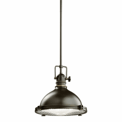 Kichler Hatteras Bay 8" 1-LT Pendant - Olde Bronze - 2665OZ