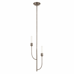 Kichler Hatton 2-LT Pendant - Classic Pewter - 52258CLP Kichler Hatton 2-LT Pendant - Classic Pewter - 52258CLP