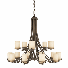 Kichler Hendrik 15-LT Chandelier - Olde Bronze - 1675OZ Kichler Hendrik 15-LT Chandelier - Olde Bronze - 1675OZ