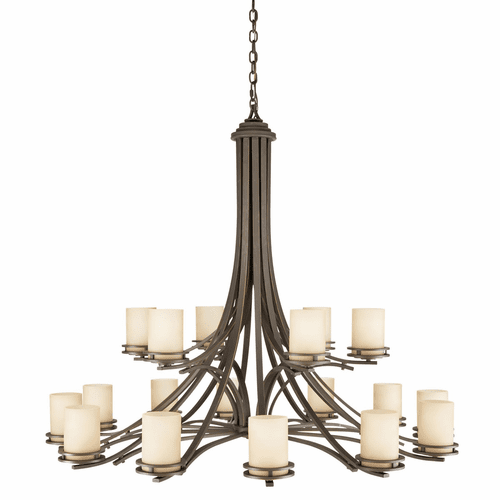 Kichler Hendrik 18-LT 2 Tier Chandelier in - Olde Bronze - 1873OZ