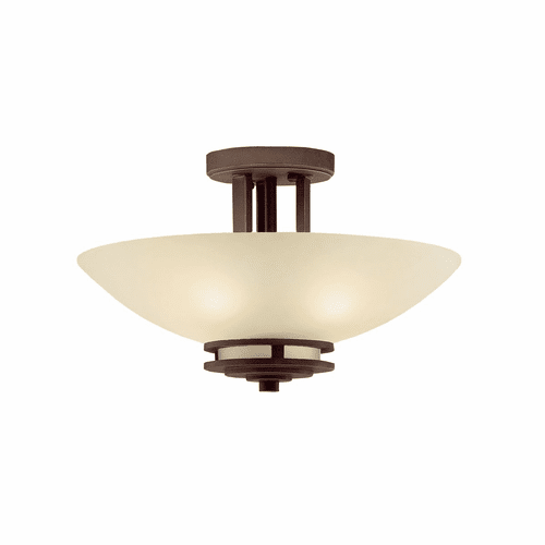 Kichler Hendrik 2 Bulb Semi Flush - Olde Bronze - 3674OZ