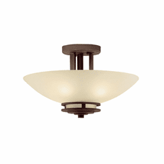 Kichler Hendrik 2 Bulb Semi Flush - Olde Bronze - 3674OZ Kichler Hendrik 2 Bulb Semi Flush - Olde Bronze - 3674OZ