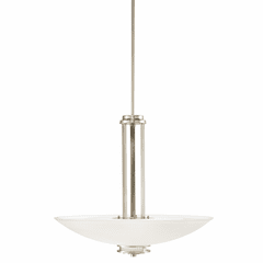 Kichler Hendrik 3-LT Inverted Pendant - Brushed Nickel - 3275NI Kichler Hendrik 3-LT Inverted Pendant - Brushed Nickel - 3275NI
