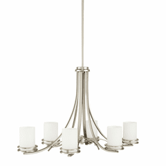 Kichler Hendrik 6-LT Chandelier - Brushed Nickel - 1673NI