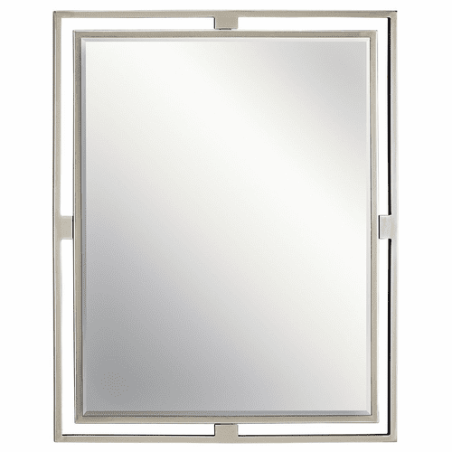 Kichler Hendrik Rectangular Mirror - Brushed Nickel - 41071NI