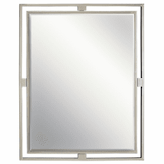 Kichler Hendrik Rectangular Mirror - Brushed Nickel - 41071NI