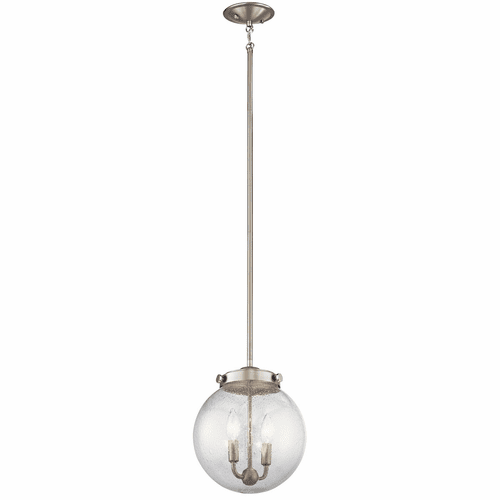 Kichler Holbrook 2-LT Mini Pendant - Brushed Nickel - 42588NI