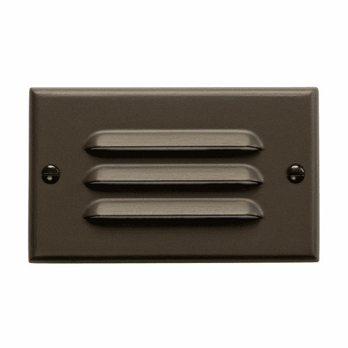 Kichler Horizontal Louvered LED Step/Hall 120V Light - Bronze - 12600AZ